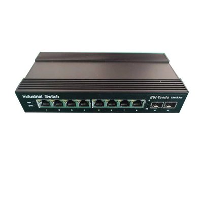 8Port Gigabyte Managed Industrial POE Switch HTD-08G02GMP